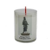Bougie Veilleuse Votive Vierge Noire
