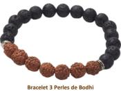 Bijoux Lot de 3 Bracelets Perles MAHRA (Pochette Jute)