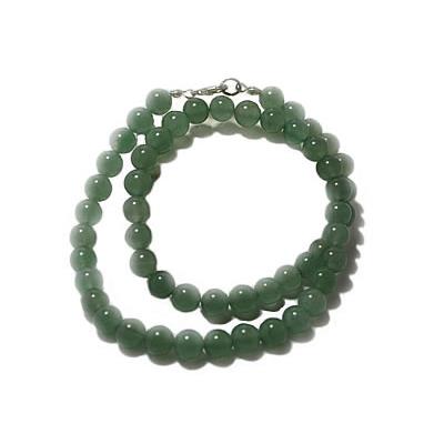 Collier Aventurine Verte en Pierre Boule de 8 mm