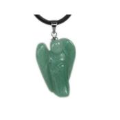 Pendentif Ange en pierre d'Aventurine Verte (2 cm)