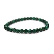 Bracelet Malachite en Pierre Boules de 6 mm