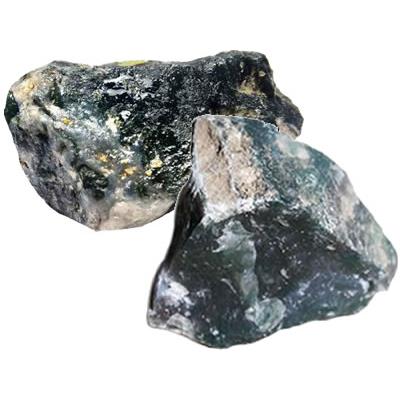 Agate Mousse pierre brute (Sachet de 350 grammes - 2 à 3 Pierres naturelles)