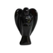 Ange en pierre d'Agate Noire (5 cm)