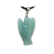 Pendentif Ange en pierre d'Amazonite du Brésil (2 cm)