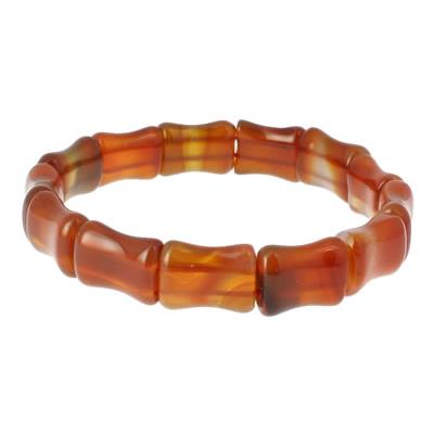 Cornaline bracelet Bamboo