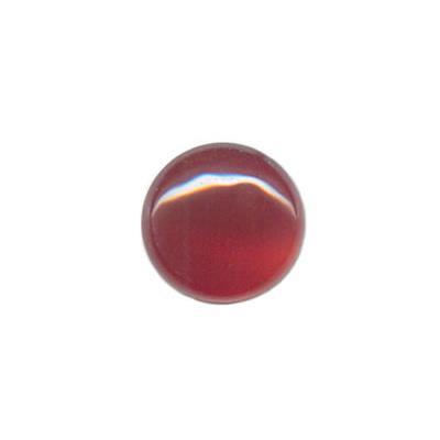 Cabochon rond 8 mm en Cornaline pierre gemme