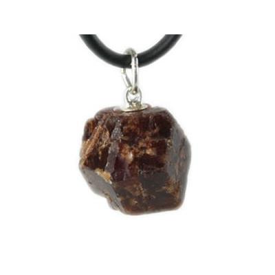 Grenat Hessonite Pendentif pierre brute (1,5 à 2 cm)