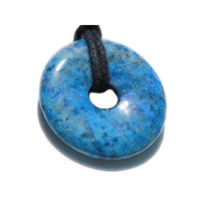 Lapis-lazuli ou Lazurite Pendentif Pi Chinois de 2 cm