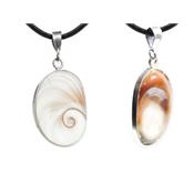 Pendentif Oeil de Sainte Lucie et Argent 925 forme Ovale