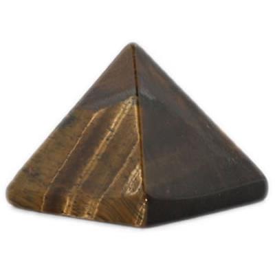 Pyramide en pierre d'Oeil de Tigre (4 cm)