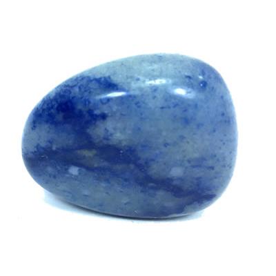 Quartz Bleu galet pierre roulée