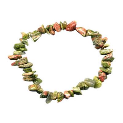 Bracelet en Pierre Baroque - Unakite 