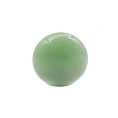 Cabochon rond 18 mm en Aventurine Verte pierre gemme