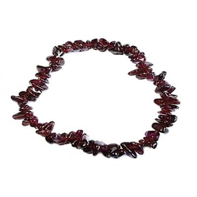 Bracelet en Pierre Baroque - Grenat Rouge