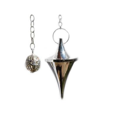 Pendule Kito en métal argenté