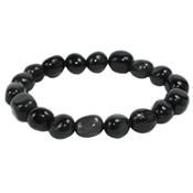 Bracelet Obsidienne Oeil Céleste en Pierres Roulées