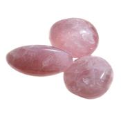 Quartz Rose Gros galet pierre roulée (100 à 150 grammes)