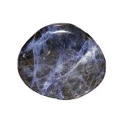 Sodalite galet pierre plate (3  4 cm)