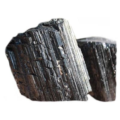 Tourmaline Noire pierre brute (Sachet de 100 grammes - 4 Pierres naturelles)