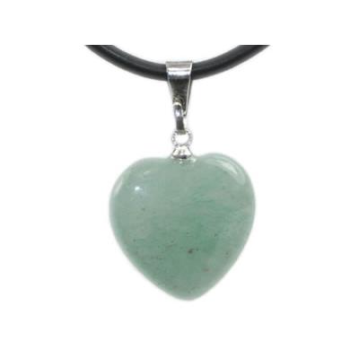 Aventurine Verte Pendentif Coeur (1,8 cm)