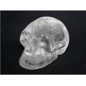Crâne de Cristal en pierre de Cristal de Roche (2,5 à 3 cm)