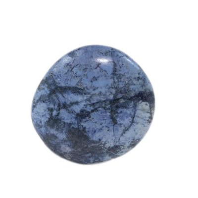 Dumortierite galet pierre plate (3 à 4 cm)