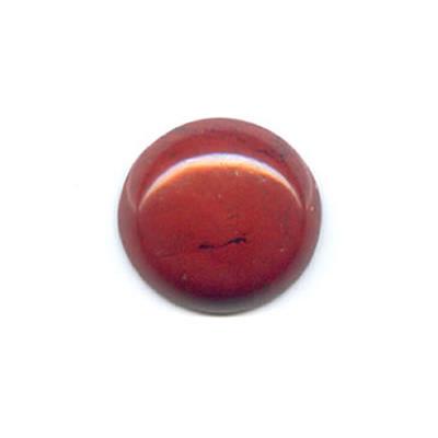 Cabochon rond 18 mm en Jaspe Rouge pierre gemme