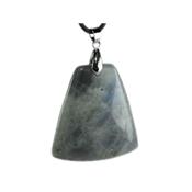 Pendentif de Labradorite pierre plate Trapezoid