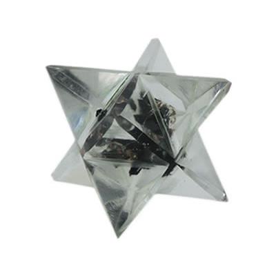 Merkaba en Orgonite inclusions Tourmaline Noire (2,5 cm)