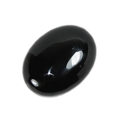 Obsidienne Oeil Céleste cabochon pierre polie 40x30 mm
