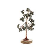 Labradorite Arbre Pierres Roulées et socle en Bois