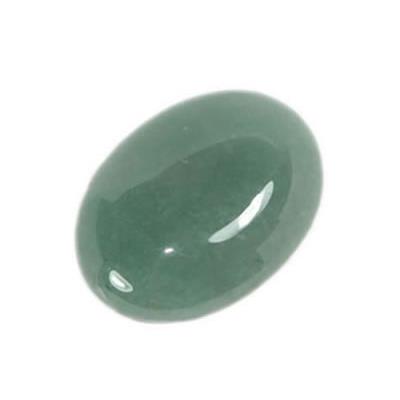 Aventurine Verte cabochon pierre polie ovale 40x30 mm