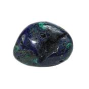 Azurite Malachite galet pierre roulée (2,5 à 3 cm)