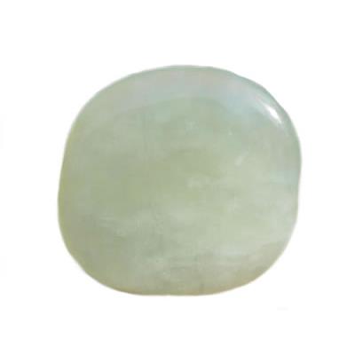Jade de Chine galet pierre plate (3 à 4 cm)