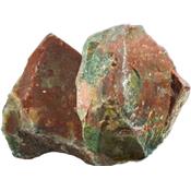 Jaspe Héliotrope pierre brute (Sachet de 350 grammes - 2 Pierres naturelles)