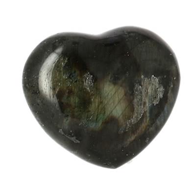 Labradorite galet pierre Coeur (3 cm)