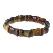 Mixte en Oeil de Tigre de Faucon et de Taureau bracelet Bamboo 