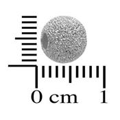Perle Ronde Diamant 7 mm en Argent 925 (Sachet d'une Perle)