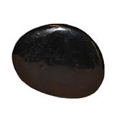 Shungite galet pierre plate (3 à 4 cm)