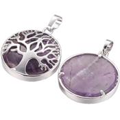 Pendentif Arbre de Vie Améthyste