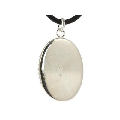 5 x Argent Tonique Ovale Cabochon Pendentif paramètres s/'adapte Teardrop 25 x 18 mm verre