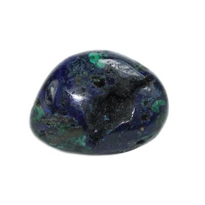 Azurite Malachite galet pierre roulée (2,5 à 3 cm)