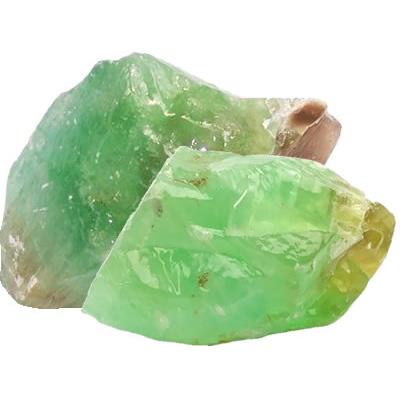 Calcite Verte pierre brute (Sachet de 250 grammes - 4 Pierres naturelles)