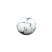 Cabochon rond 8 mm en Howlite Blanche pierre gemme