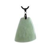 Pendentif de Jade de Chine pierre plate Trapezoid