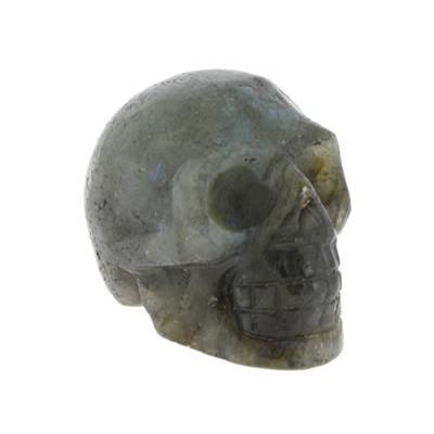Crâne de Cristal en pierre de Labradorite (4,8x3,8x3 cm environ)