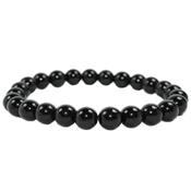 Bracelet Obsidienne Oeil Cleste en Pierre Boule de 8 mm