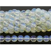 Opalite Perle Ronde Lisse Percée 8 mm (Lot de 10 perles)