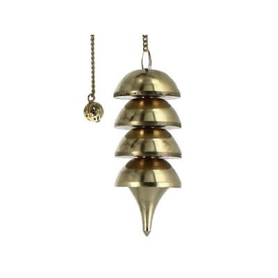 Pendule Osiris en métal doré