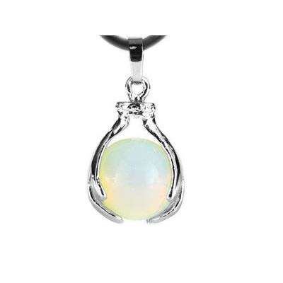 Pendentif Boule en Opalite Entre les mains (2,7x1,8 cm)